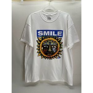 Petals And Peacocks T Shirt Size XL SMILE Sublime Sun White 40oz to Freedom